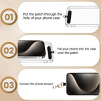 Marble Silicone Beaded Phone Wrist Strap, Cellphone Lanyard - Image 3