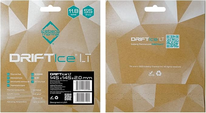Iceberg Thermal DRIFTIce LT Thermal Pad 145 x 145mm by DRIFTIce