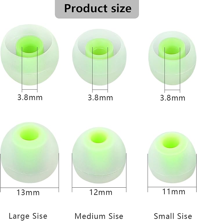Earbud Replacement Tips Silicone Earbud Tips Earbud Covers Fit - Image 2