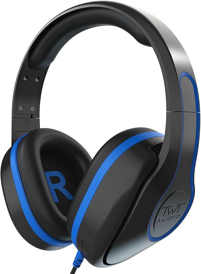ThinkWrite Technologies REVO TW300, Premium Wired Over-Ear Headphones, Noise by TWTAudio