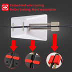 Hotline Games Mouse Bungee Mouse Cord Clip Cord Management System Fixer Holder - Image 4