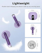 Wireless Earbuds, 2026 Bluetooth 5.4 Headphones Bass Stereo Ear Buds - Image 6