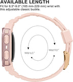 FINTIE Bands with Case Compatible with Fitbit Versa 4/3/2/1/Versa Lite/Fitbit - Image 6