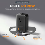 TESSAN International Power Adapter PD 20W, Ultra Thin Universal Adapter - Image 5