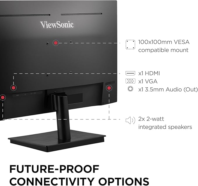 ViewSonic VA2709M 27 Inch IPS Full HD 1080p Monitor - Image 6