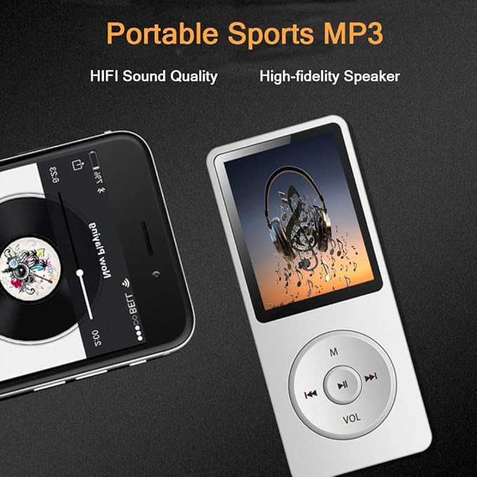 MP3 Player, Music Player with 16GB Micro SD Card, Build-in Speaker/Photo/Video - Image 3