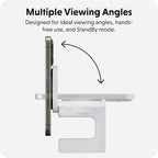 HyperJuice 3-in-1 Wireless Charger Qi2 Magnetic Stand — Fast Charger - Image 4