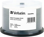 Verbatim CD-R 700MB 52X DataLifePlus White Inkjet Printable, Hub Printable by Verbatim
