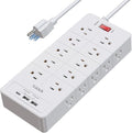 Power Strip Surge Protector 23 in 1, 6ft Extension Cord by nikleb