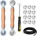 BAYTORY Upgrade Window Screen Repair Kit, Steel/Nylon Roller Tool by BAYTORY