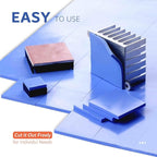 4 Pack Thermal Pad, 100 x 100 mm x 0.5 mm + 1 mm + 1.5 mm + 2 mm Silicone - Image 4