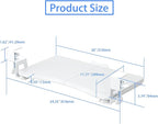 suptek Small Keyboard Tray Under Desk Pull Out - Image 6
