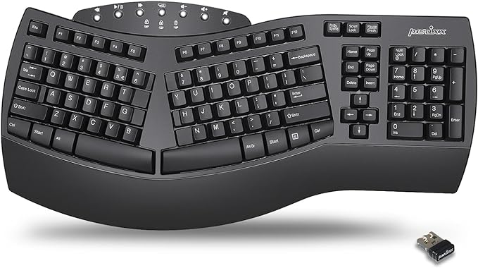 Perixx Periboard-612B Wireless Ergonomic Split Keyboard by PerixxComputerGmbH