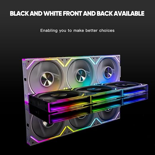 Jungle Leopard Interstellar V2 RS 120mm PC Reverse Blade Case Fan Infinity - Image 4