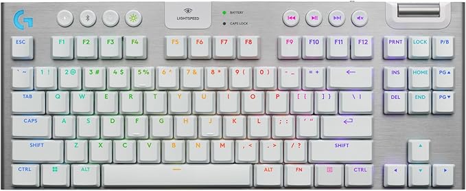 Logitech G915 X Lightspeed TKL Wireless Mechanical Gaming Keyboard, Double-Shot by LogitechG
