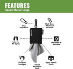 SPUDZ Classic Microfiber Lens Cleaner – Clip-On Pouch, Washable – - Image 3