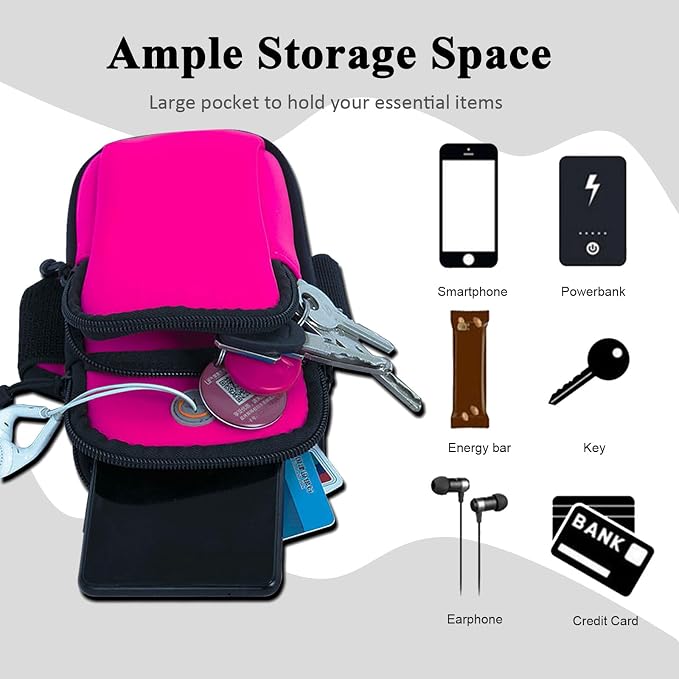 Phone Holder for Running Armband Cell Phone Holder, Small Purses for Women - Image 4