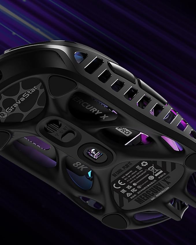 GravaStar Mercury X Pro Wireless Gaming Mouse, Come - Image 8