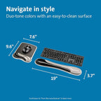 Kensington Mousepad and Wrist Rest, 11-2/5"Wx17-7/10"Lx1-7/10"H, GY Each - Image 2