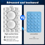 ZYCCER Double Sided Silicone Suction Phone Holder Mount, Compatible - Image 5