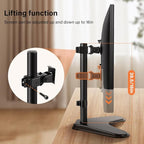 KKTONER Single Computer Monitor Stand Metal Base Free Standing Desk Vesa Mount - Image 4