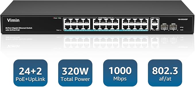 24 Port Gigabit PoE Switch - Image 9