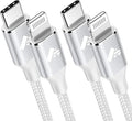 USB C to Lightning Cable 6FT 2Pack, Power iPhone Charger Cord MFi Certified by Aiminu
