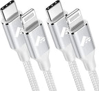 USB C to Lightning Cable 6FT 2Pack, Power iPhone Charger Cord MFi Certified by Aiminu