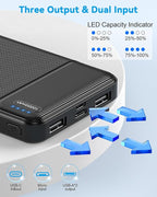 AsperX 10000mAh USB C Output Portable Charger Power Bank Fast Charging - Image 4