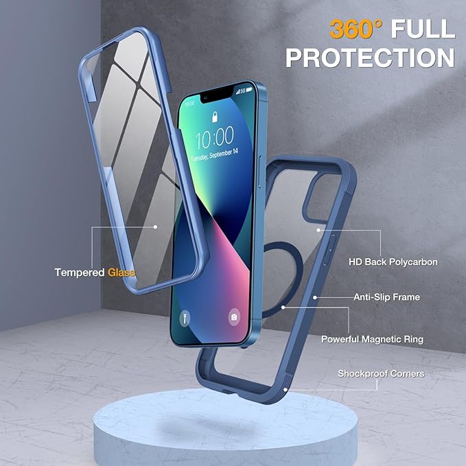 Miracase Magnetic Case for iPhone 13 Mini 5.4 Inch, - Image 3