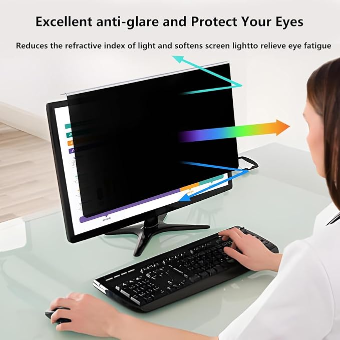 [2 Pack Computer Privacy Screen Shield Compatible - Image 4