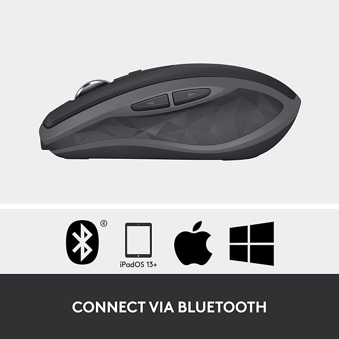 Logitech MX Anywhere 2S Bluetooth Edition Compact Wireless Mouse, No USB - Image 7