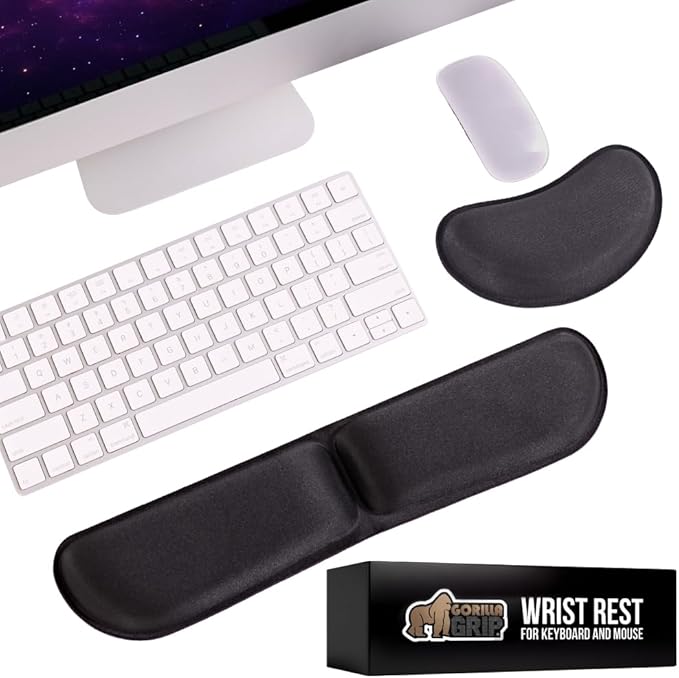 GORILLA GRIP Silky Gel Memory Foam Wrist Rest by GorillaGrip