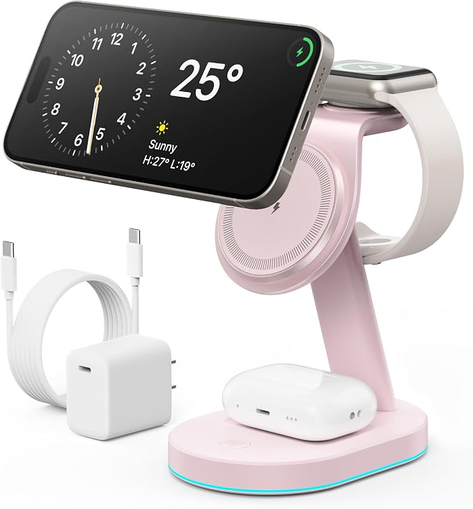 3 in 1 Wireless Charger Charging Station by AONIMI