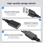 Durable USB A Male to 2 Female Extension Cord - Image 6