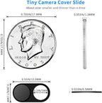 Metal Webcam Cover Slide, 0.022in Camera Cover - Image 3