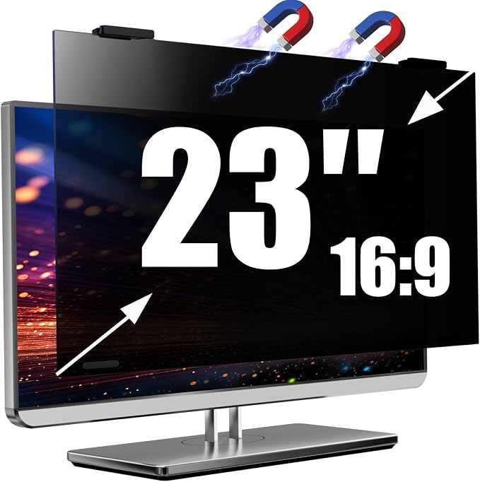 Magnetic Computer Privacy Screen Shield 23 Inch by JEEETINTX