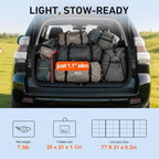 DOKIO 150W Portable Foldable Solar Panel Kit, - Image 2