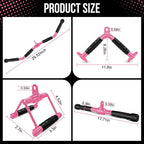 Cable Machine Attachment Set LAT Pulldown Attachments Weight Machine Accessories - Image 3