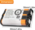 4Pack HHR-P107 NI-MH Rechargeable Battery 3.6V 650mAh - Image 2