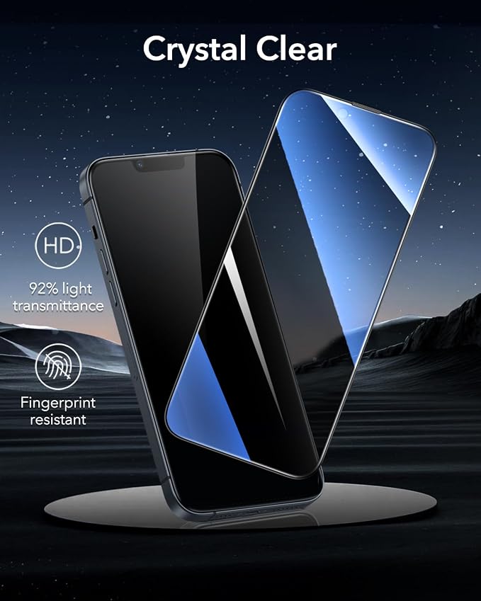 ESR 3 Pack 9H+ Glass for iPhone 13 Pro Max/iPhone 14 Plus Privacy Screen - Image 9