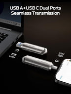 MOVE SPEED USB Drive 512GB External SSD 1000MB/s USB 3.2 Gen2+USB C Dual Ports - Image 4