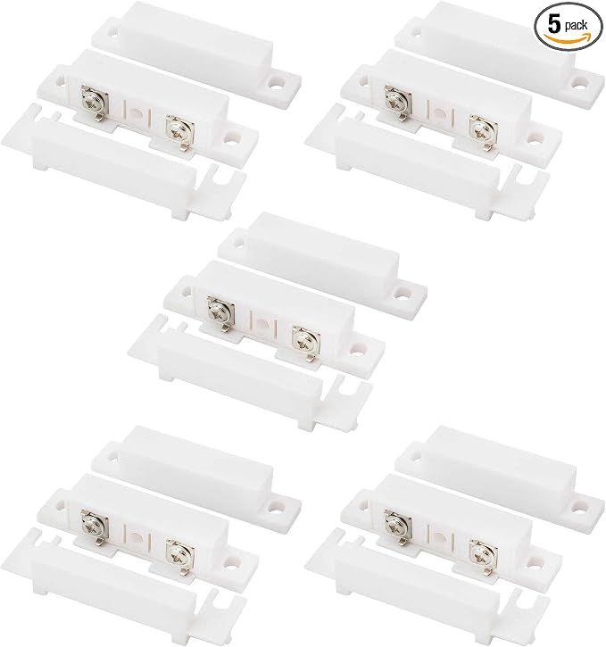 5Pcs Magnetic Reed Switch Wired Surface Mount Normally Open NO Contact Sensor by FOCMKEAS
