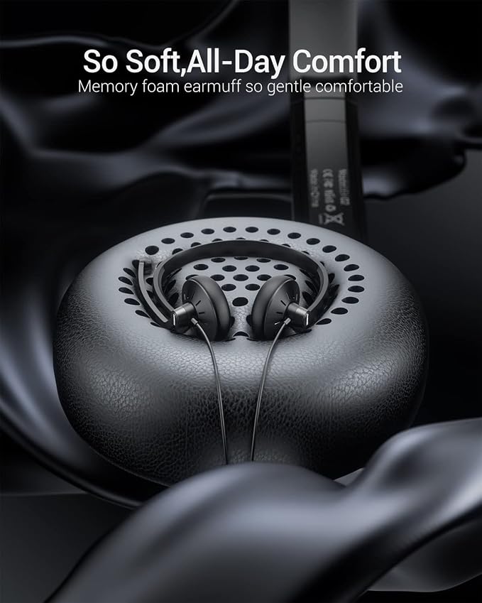 USB Headset with Microphone for PC Laptop - Image 3