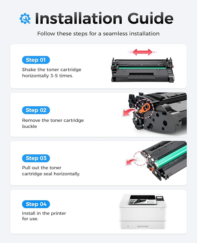 148X Black Toner Cartridge 2-Pack - Image 4