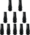 LeMotech 10Pcs NPT 3/8" IP68 Waterproof Cable Gland Flex Spiral Strain Relief by LeMotech