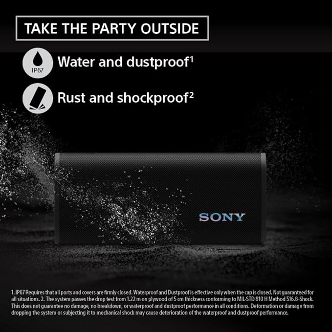Sony ULT Field 3 Wireless Portable Bluetooth Speaker, IP67 Waterproof, and - Image 7