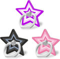 Bonoma Cute Star Phone Ring Holder, 3 Pack Universal Finger Ring Stand Grip by Bonoma
