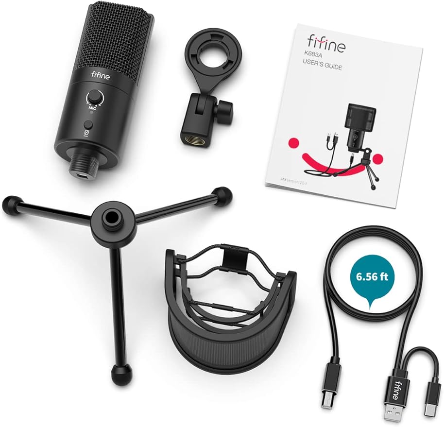 FIFINE USB Desktop PC Microphone - Image 6