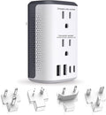 Voltage Converter Us to Europe, 220v to 110v Power Adapter, European Plug Power by Avitadolc